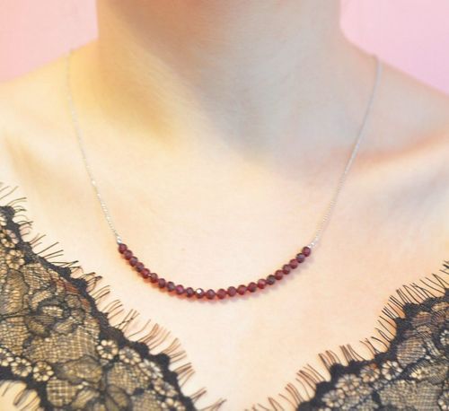 "Naszyjnik GRANAT 925" na Arena.pl