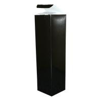 Opakowanie 90 x 90 x 350 mm - czarne, karton ozdobny