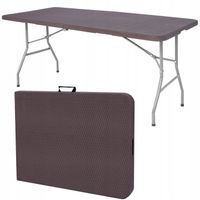 STÓŁ OGRODOWY CATERINGOWY SKŁADANY TURYSTYCZNY WALIZKA 180cm BANKIETOWY