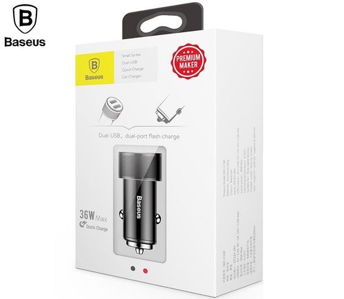 BASEUS ŁADOWARKA SAMOCHODOWA 2X USB QUICK CHARGE 3 na Arena.pl