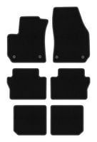 Dywaniki welurowe BASIC czarne do Opel Zafira B 2005-2014