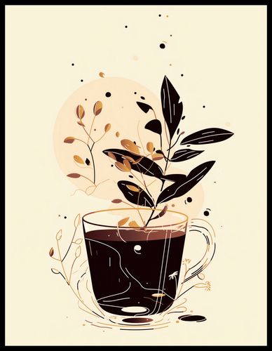 Plakat 50x65cm Jesienna Donica na Arena.pl