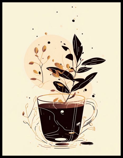 Plakat 50x65cm Jesienna Donica zdjęcie 2