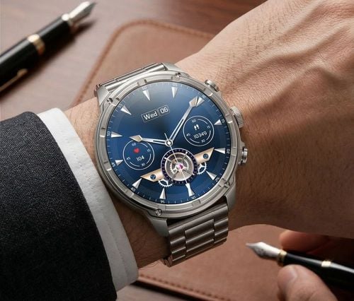smartwatch gravity srebrny pasek + bransoleta gt41-3 na Arena.pl