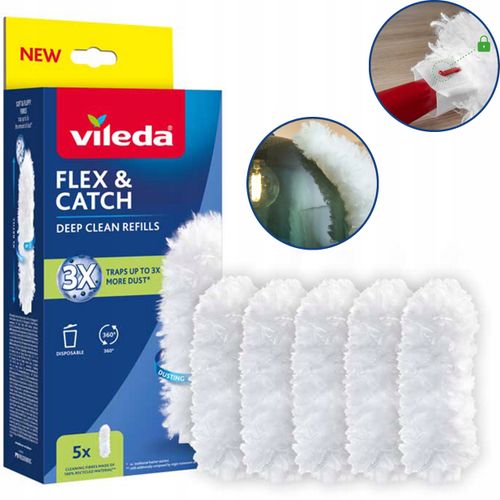 Wkłady do miotełki do kurzu Vileda Flex&Catch 5 szt. na Arena.pl