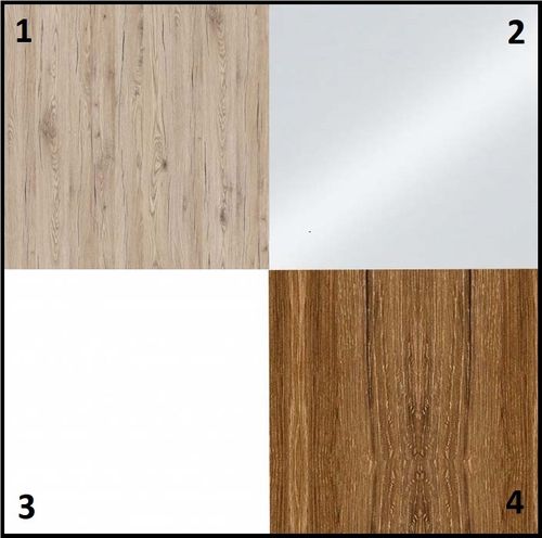 Meble PARIS - Szafa P1 2D na Arena.pl