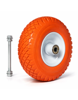 Koło do taczki 300-4 3.00-4 PU Pełne 300x4 BEZDĘTKOWE MOCNE PIANKOWE