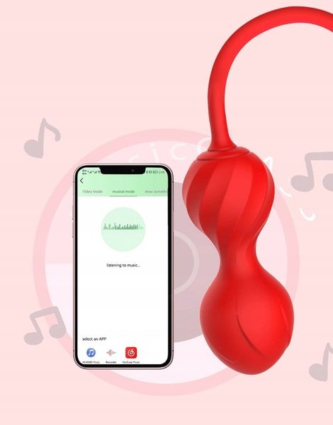 KULKI GEJSZY STEROWANE APLIKACJĄ WIBRATOR APP SILKON zdjęcie 6