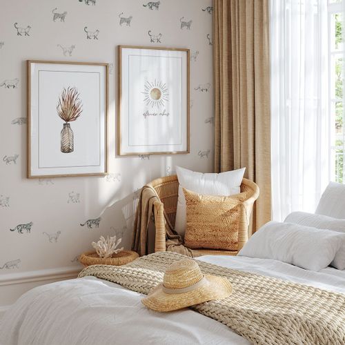 Tapeta Szkic Koty W121 270 cm płótno na Arena.pl