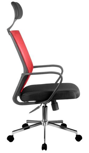 Fotel biurowy OCF-9 materiałowy - Czerwony na Arena.pl