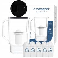 Dzbanek filtrujący z licznikiem LED Wessper D1 SOLID 2,8l + 6x filtr wody