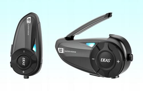EJEAS Q2 INTERKOM MOTOCYKLOWY IP65 DO 800M MAX 2 OSOBY MESH BLUETOOTH 5.1 na Arena.pl
