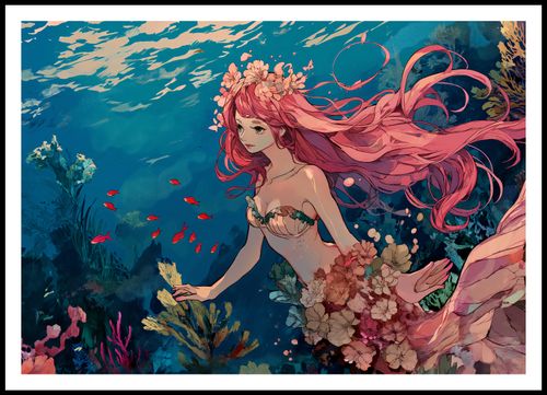 Plakat 100x70cm Nimfa Oceanu na Arena.pl