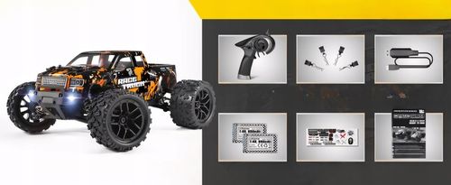 Samochód Zdalnie Sterowany 4x4 RC Terenowy Auto 1:18 36km/h Pilot 2.4 GHz na Arena.pl