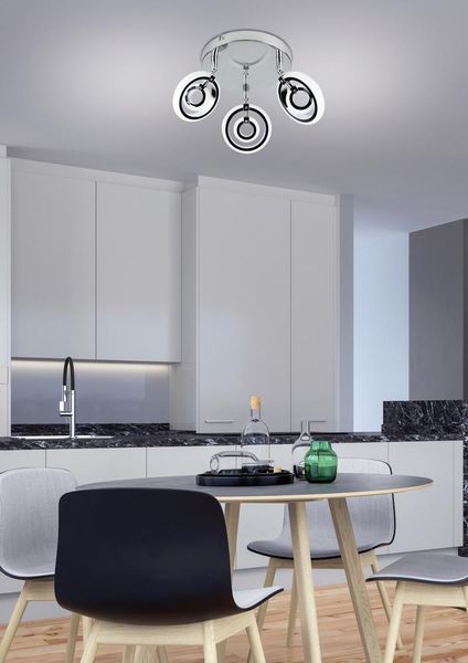Celt plafon 3x6W LED chrom 3000K zdjęcie 3