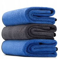 3x Ręcznik Mikrofibra do Osuszania Samochodu Auta Lakieru 60x40cm Chłonny