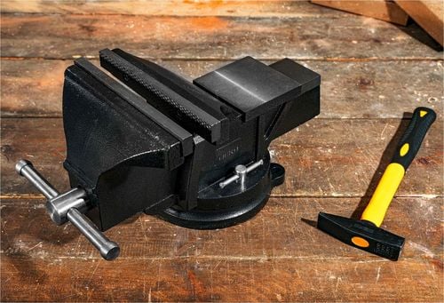 IMADŁO ŚLUSARSKIE OBROTOWE Z KOWADŁEM 140 MM 10 KG ŻELIWNE DEKO na Arena.pl