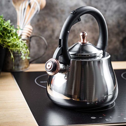 czajnik stalowy z gwizdkiem 2,8l klausberg kb-7776 na Arena.pl