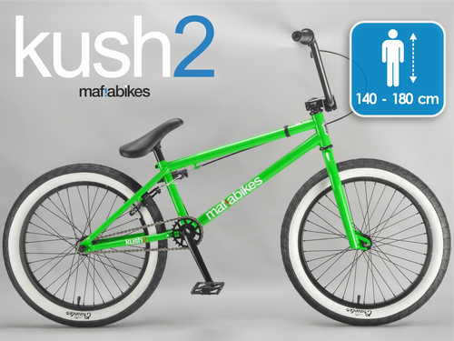 Rower BMX MAFIABIKES Kush2 20" Monster Green na Arena.pl
