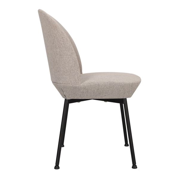 Krzesło Cloe szare jasne zdjęcie 4