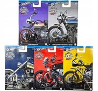 HOT WHEELS Motorcycle Club Zestaw 5 Motocykli GDG44 HWR59 BMW Honda Motory