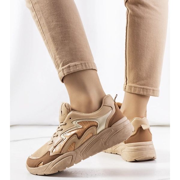 Brązowe sneakersy r.39 zdjęcie 3