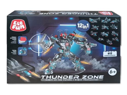 Klocki Elefun Thunder Zone Robot przyszłości (12w1) 633013 na Arena.pl