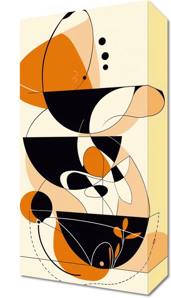 Obraz 20x40cm Taneczne Kręgi zdjęcie 1