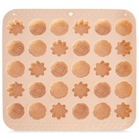 Foremka Silikonowa Forma do Pieczenia Ciastek na Ciasteczka Praliny Kwiaty