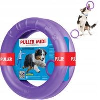 Szarpak dla psa PULLER Midi 19,5 cm - zabawka 2 ringi dla średnich ras psów