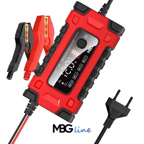 Mocny Inteligentny Prostownik Samochodowy Ładowarka Akumulatora 24V 12V 10A na Arena.pl