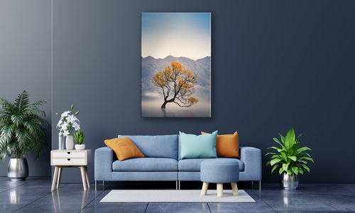 OBRAZ NA PŁÓTNIE 022 Drzewo we mgle 30x40cm na Arena.pl