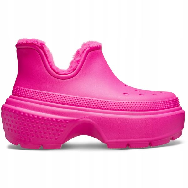 Crocs Damskie Ocieplane Botki Na Platformie Stomp Lined Shorty Boot 38-39 zdjęcie 2