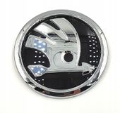 SKODA znaczek na maskę EMBLEMAT na przód ŠKODA 90mm PRZEDNIE LOGO