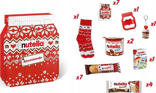 Kalendarz adwentowy Nutella 528g na Arena.pl