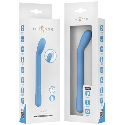 intense fun g-spot vibe blue - 10 trybow, ergonomiczny, 19 cm na Arena.pl
