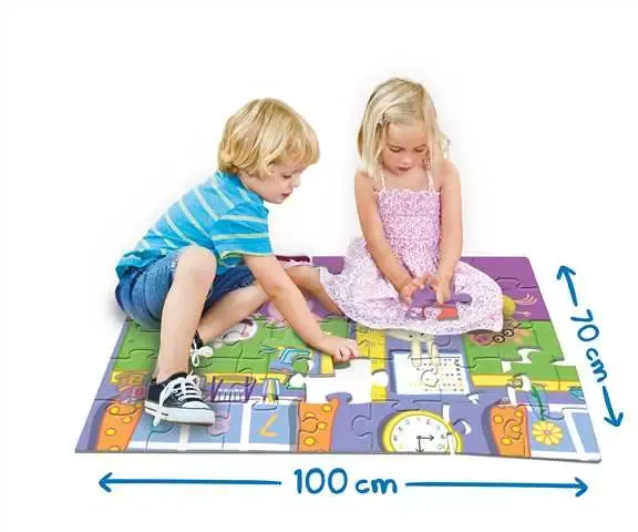 Puzzle podłogowe 40 elementów. Świnka Peppa zdjęcie 3