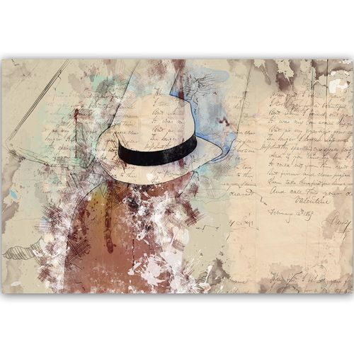 Deco Panel, Kobieta w kapeluszu 60x40 na Arena.pl