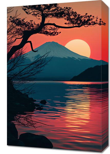 Obraz 40x60cm Góra Wieczorem zdjęcie 1