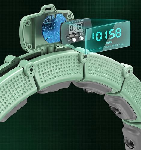 KOŁO HULA HOOP SMART MODUŁOWY MASAŻER CIAŁA Z WYPUSTKAMI I LICZNIKIEM LCD na Arena.pl