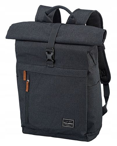 Plecak miejski rolowany Travelite Basics 35l na laptopa 15,6" antracyt na Arena.pl