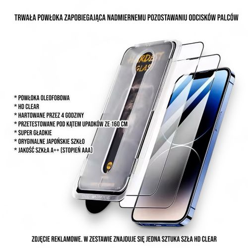 Szkło hartowane BRAVE BEAR Przeźroczyste do iPhone 15 - PROMOCJA na Arena.pl