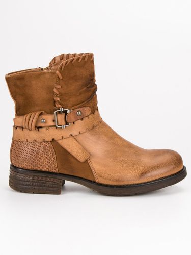 BRĄZOWE BOTKI WORKERY Rozmiar - 40 na Arena.pl