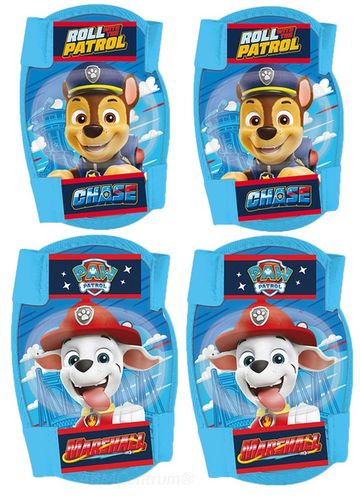 4x ochraniacze kask rowerowy rękawiczki Psi Patrol Marshall Chase Czejs na Arena.pl