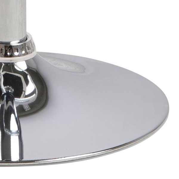 Stołek barowy Regulowany Grace biały/czarny zdjęcie 5