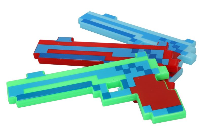 PISTOLET ŚWIECĄCY MINECRAFT 26CM - Arena.pl