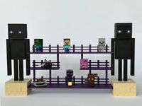 Półka Enderman na Figurki Minecraft Kinder Joy Funko Ekspozytor