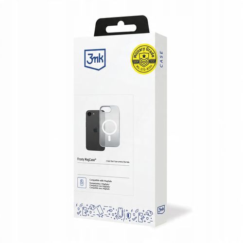 Etui z MagSafe na Apple iPhone 16E - 3mk Frosty MagCase White na Arena.pl