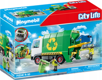 Playmobil City Life Samochód Śmieciarka Recycling Truck +akcesoria OUTLET
