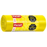 worki do segr. plast. żółte paclan 35l 20 szt.